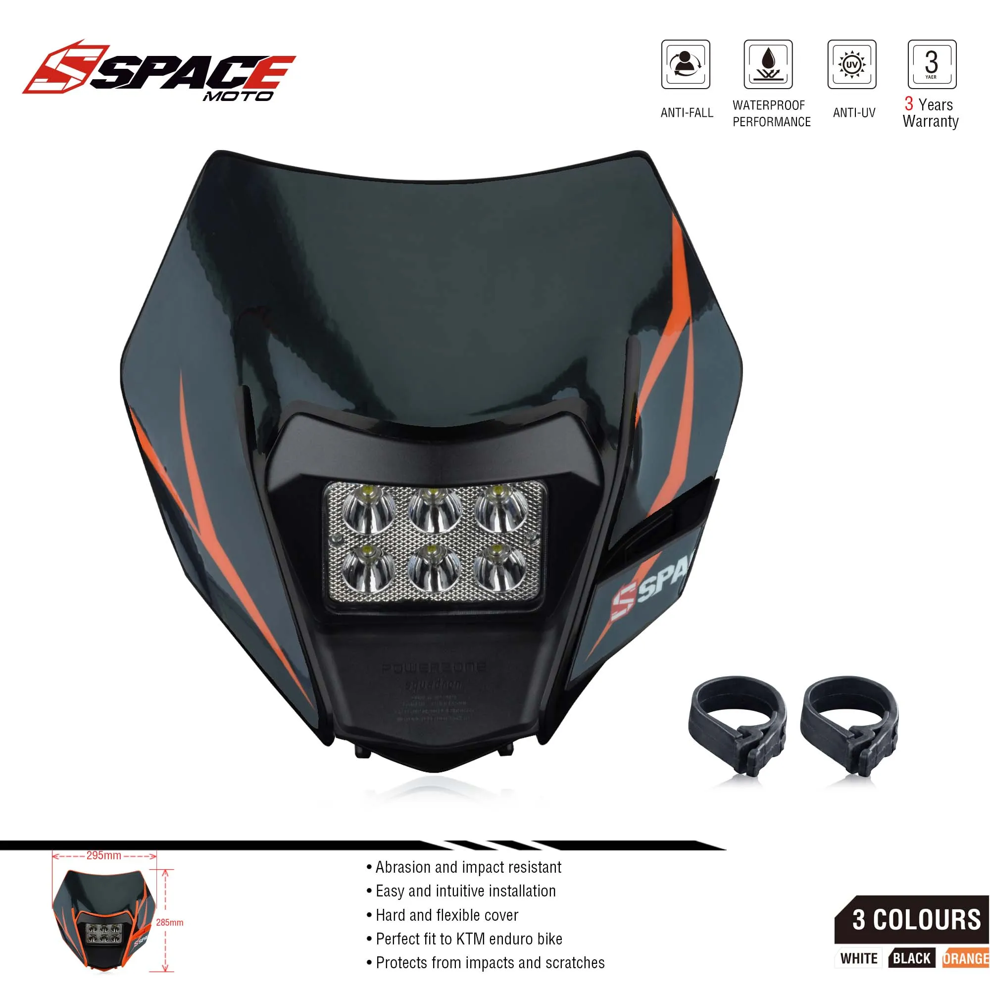 Мотоциклетная светодиодная передняя фара, маска, освещение, фара для KTM SXF EXC XCF XCW SMR 125 250 350 450 500 530, шестидневная MX Enduro 
Мотоциклетная светодиодная передняя фара, маска, освещение, фара для KTM SXF EXC XCF XCW SMR 125 250 350 450 500 530, шестидневная MX Enduro