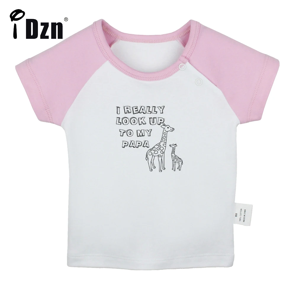I Really Look UP To My Papa Fun Art Printed Baby Boys T-shirts Cute Baby Girls Short Sleeves T shirt Newborn Cotton Tops Clothes
I Really Look UP To My Papa Fun Art Printed Baby Boys T-shirts Cute Baby Girls Short Sleeves T shirt Newborn Cotton Tops Clothes
