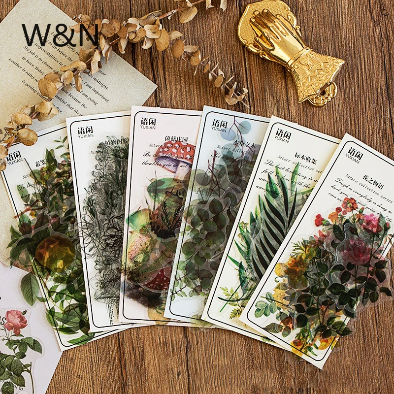 40pcs/bag Plant Stickers Aesthetic Waterproof PET Stickers Scrapbooking DIY Decoration Planner Kawaii Stationery Sticker Gift
40pcs/bag Plant Stickers Aesthetic Waterproof PET Stickers Scrapbooking DIY Decoration Planner Kawaii Stationery Sticker Gift