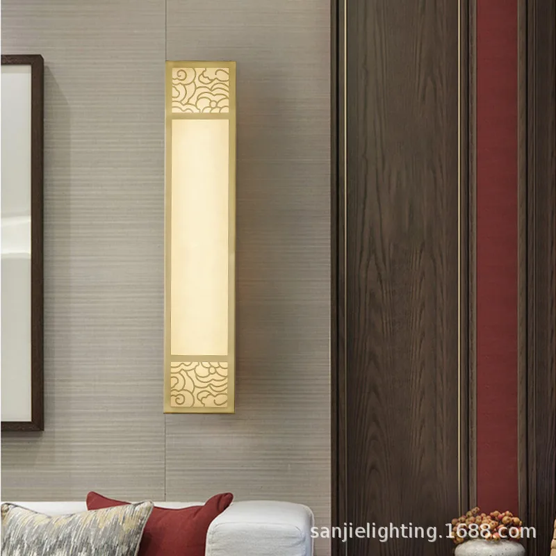 All Copper Marble Wall Lamp Modern Luxury New Chinese Style Living Room TV Background Wall Lighting Bedroom Bedside Aisle Lamp
All Copper Marble Wall Lamp Modern Luxury New Chinese Style Living Room TV Background Wall Lighting Bedroom Bedside Aisle Lamp