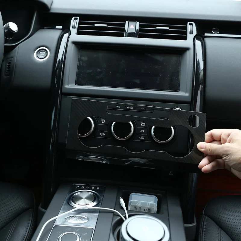 Real carbon fiber For Land Rover Discovery 5 2017-20 Car Central Control Air Conditioner Volume Panel Cover Trim Car Accessories
Real carbon fiber For Land Rover Discovery 5 2017-20 Car Central Control Air Conditioner Volume Panel Cover Trim Car Accessories