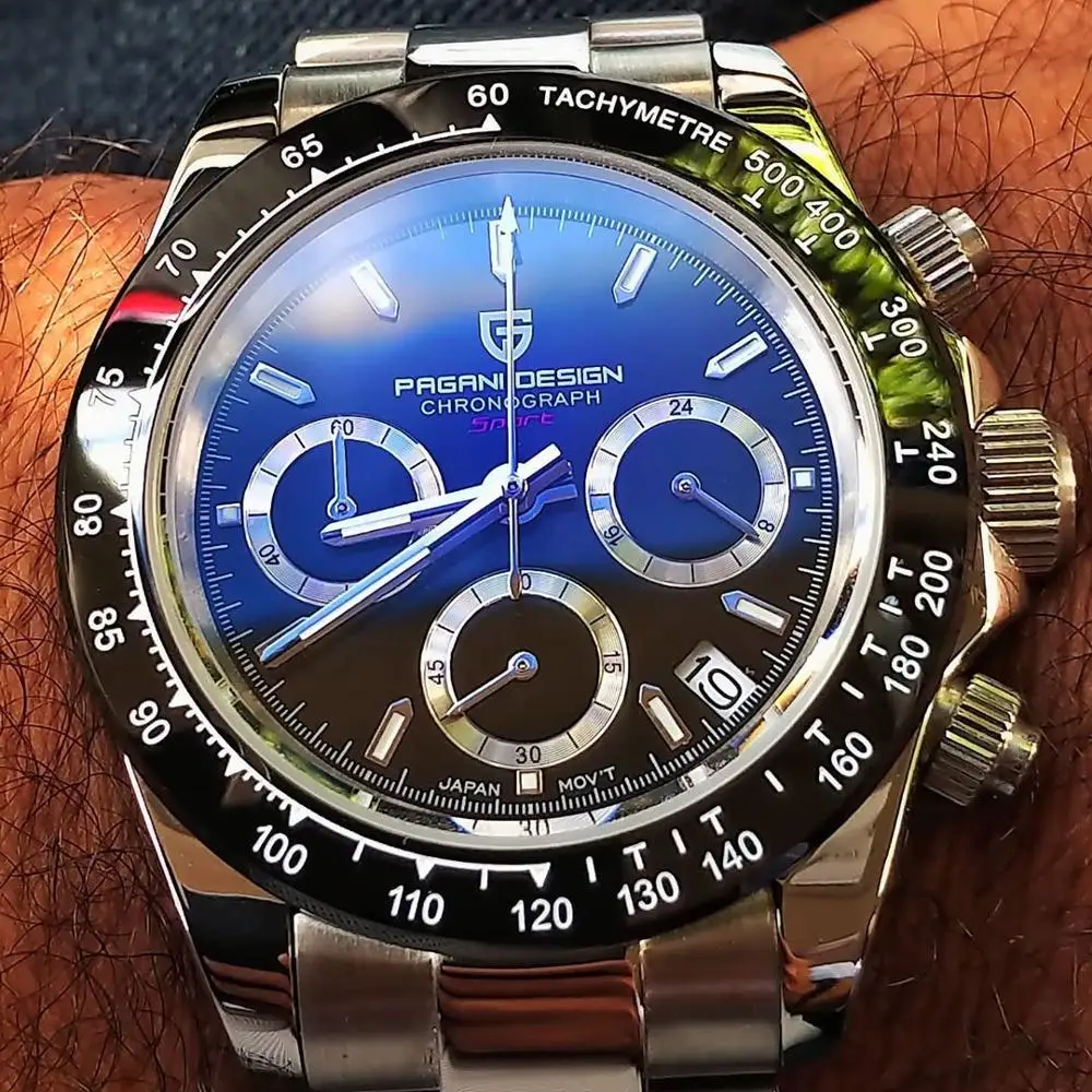 PAGANI Design Brand Luxury Men Watches Black Watch Men Stainless Steel Waterproof Business Sport quartz Wristwatch clock
PAGANI Design Brand Luxury Men Watches Black Watch Men Stainless Steel Waterproof Business Sport quartz Wristwatch clock