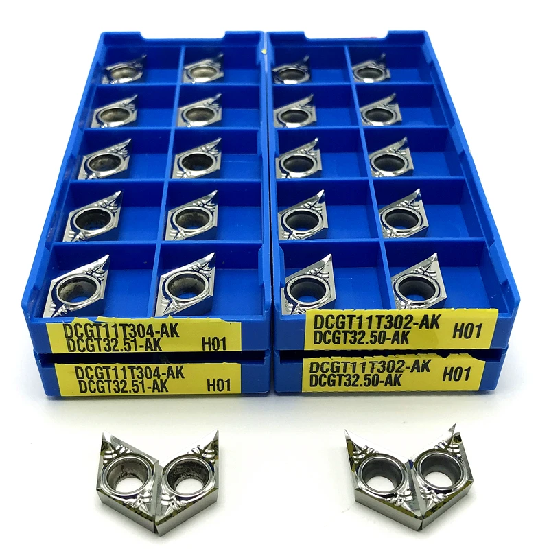 DCGT11T304 AK H01 Aluminum Turning Tool Carbide Inserts Lathe Tools DCGT 11T304 Carbide Wood Turning Tools High Quality Inserts
DCGT11T304 AK H01 Aluminum Turning Tool Carbide Inserts Lathe Tools DCGT 11T304 Carbide Wood Turning Tools High Quality Inserts