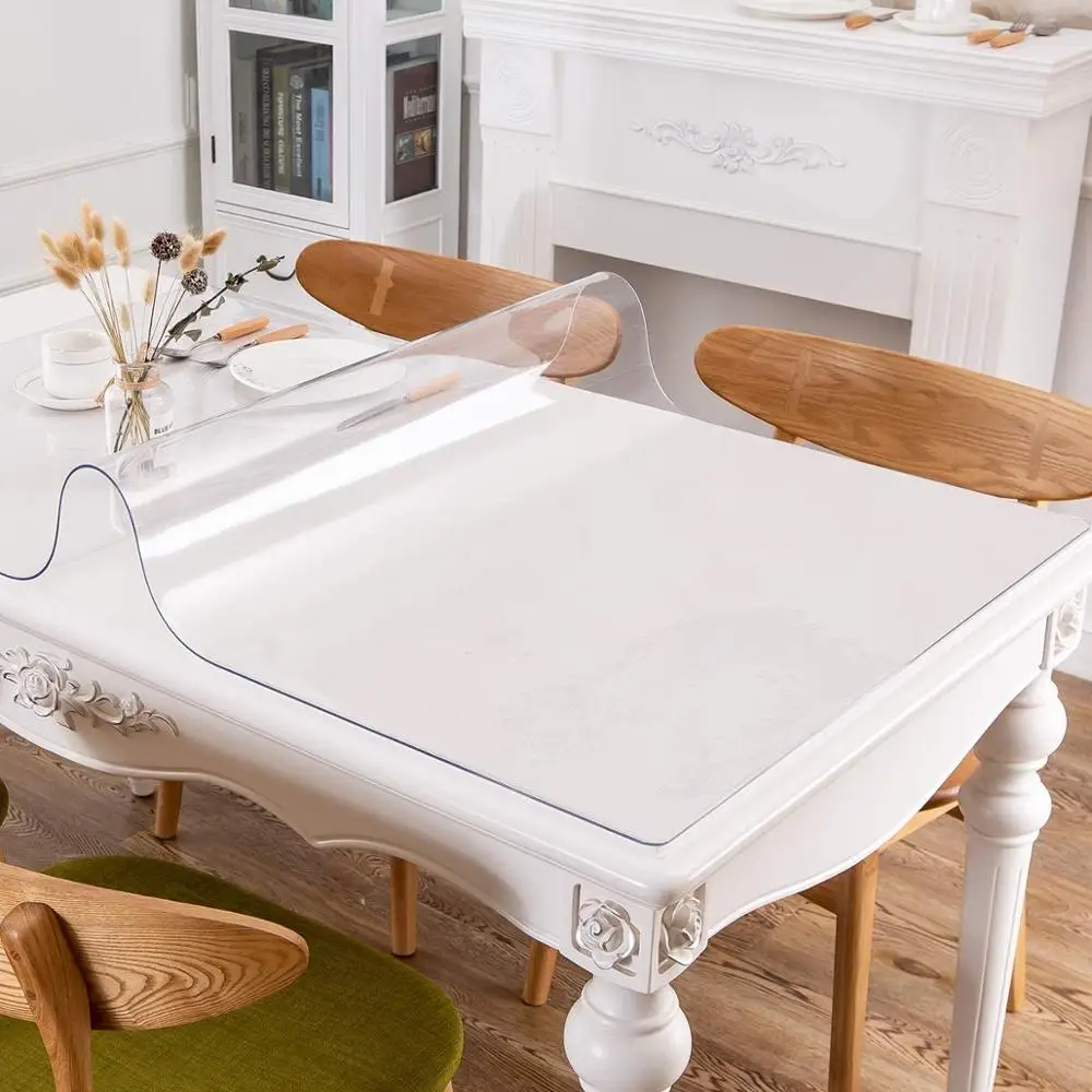 1mm PVC Tableclotare Table Cloth Transparent Waterproof Oilproof Plastic Table Cloths Table Cover Soft Glass Cloth Kitchen
1mm PVC Tableclotare Table Cloth Transparent Waterproof Oilproof Plastic Table Cloths Table Cover Soft Glass Cloth Kitchen