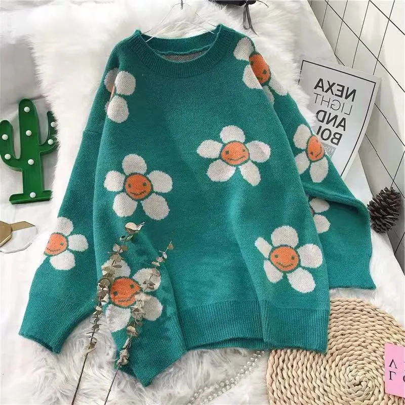 H9559 Sweater Women Autumn Winter Korean Loose Jacquard Knitted Jumper Tops Student Long Sleeve High Quality Pullover Clothes
H9559 Sweater Women Autumn Winter Korean Loose Jacquard Knitted Jumper Tops Student Long Sleeve High Quality Pullover Clothes