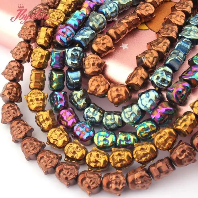 8mm Carved Buddha Beads Hematite Natural Stone Spacer Beads for Women Men DIY Accessories Necklace Bracelet Jewelry Making 15"
8mm Carved Buddha Beads Hematite Natural Stone Spacer Beads for Women Men DIY Accessories Necklace Bracelet Jewelry Making 15"
