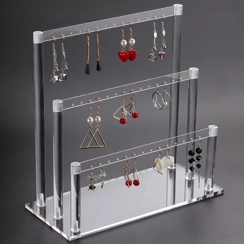 Fashion Acrylic Ladder Earring Display Shelf Jewelry Showing Stand Earring Display Rack Necklace Hanging Holder Removable WY707
Fashion Acrylic Ladder Earring Display Shelf Jewelry Showing Stand Earring Display Rack Necklace Hanging Holder Removable WY707