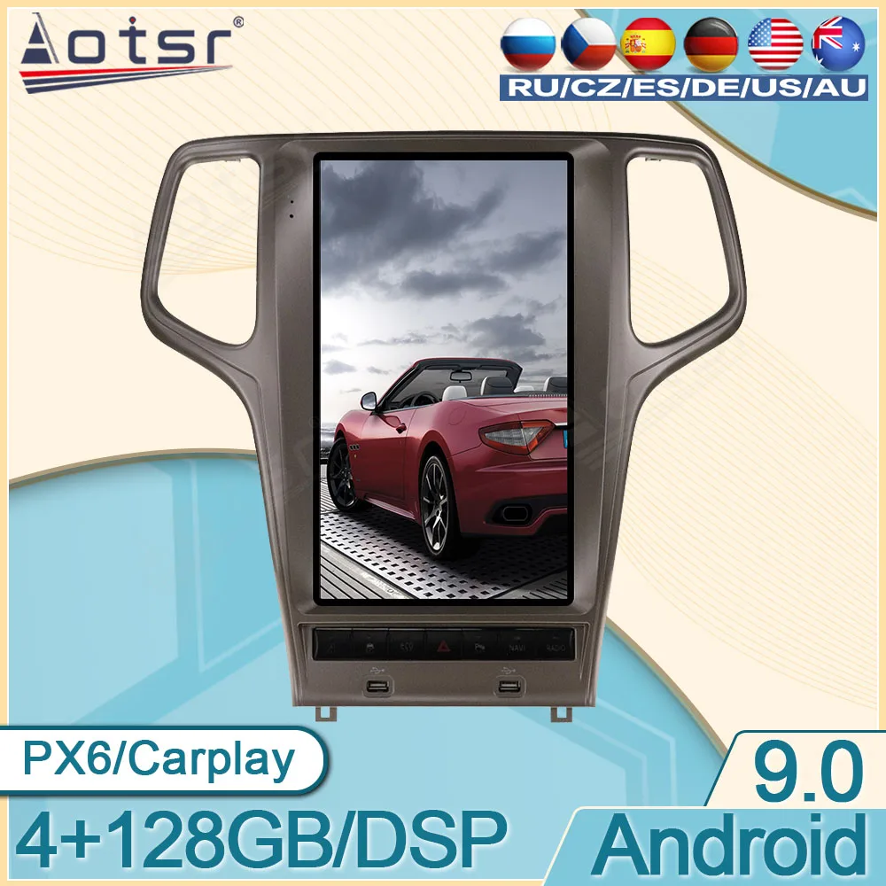 Android 9 128G мультимедийный плеер для JEEP Grand Cherokee 2010 - 2019 автомобильное радио Tesla GPS Навигация стерео Авто 4G LTE блок 2Din
Android 9 128G мультимедийный плеер для JEEP Grand Cherokee 2010 - 2019 автомобильное радио Tesla GPS Навигация стерео Авто 4G LTE блок 2Din