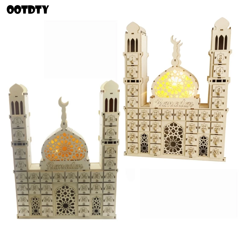 Eid Mubarak календарь обратного отсчета, украшения для рукоделия Рамадан, деревянный ящик, украшение для вечерние
Eid Mubarak календарь обратного отсчета, украшения для рукоделия Рамадан, деревянный ящик, украшение для вечерние