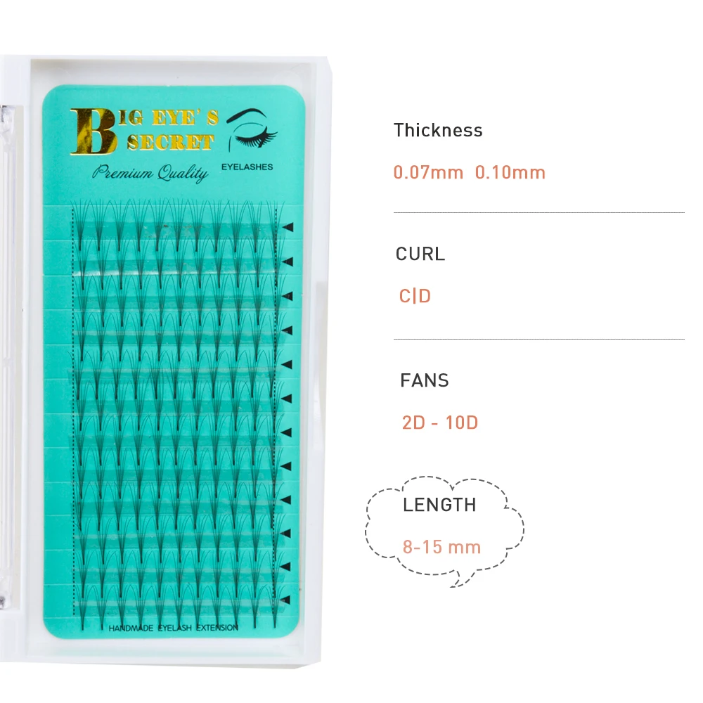 BES Volume Fans Heat Bonded Faux Mink Eyelashes Extension 8-15mm Russia Lash Fans Professional Eyelashes Extension Free Shipping
BES Volume Fans Heat Bonded Faux Mink Eyelashes Extension 8-15mm Russia Lash Fans Professional Eyelashes Extension Free Shipping