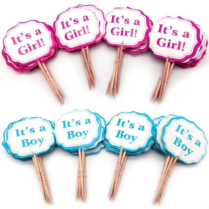 24pcs/lot Baby Shower Decorations Happy Birthday Events Party Supplies Kids Favors Boy Girls Cupcake Cake Toppers With Sticks
24pcs/lot Baby Shower Decorations Happy Birthday Events Party Supplies Kids Favors Boy Girls Cupcake Cake Toppers With Sticks