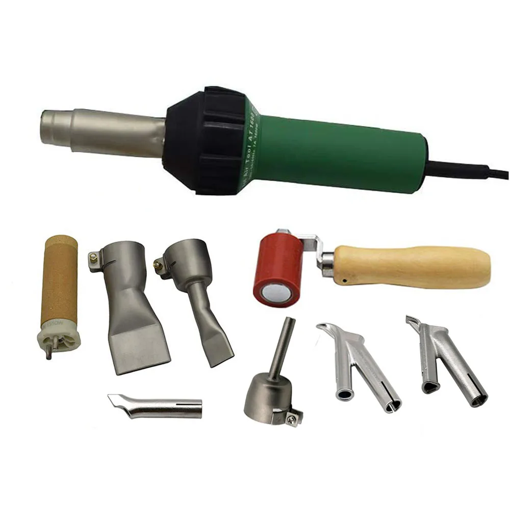 Professional 1600W Heat Gun Kits Hot Air Blast Torch With 6pcs Welding Nozzles 40mm Silicone Roller Plastic Welder Tool Set
Professional 1600W Heat Gun Kits Hot Air Blast Torch With 6pcs Welding Nozzles 40mm Silicone Roller Plastic Welder Tool Set