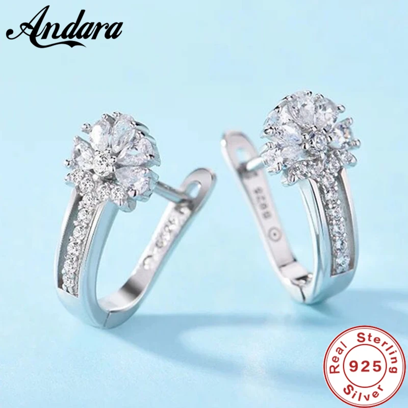 2023 New 925 Sterling Silver Earrings Flower Zircon Earrings Woman Wedding Wedding Jewelry Gift
2023 New 925 Sterling Silver Earrings Flower Zircon Earrings Woman Wedding Wedding Jewelry Gift