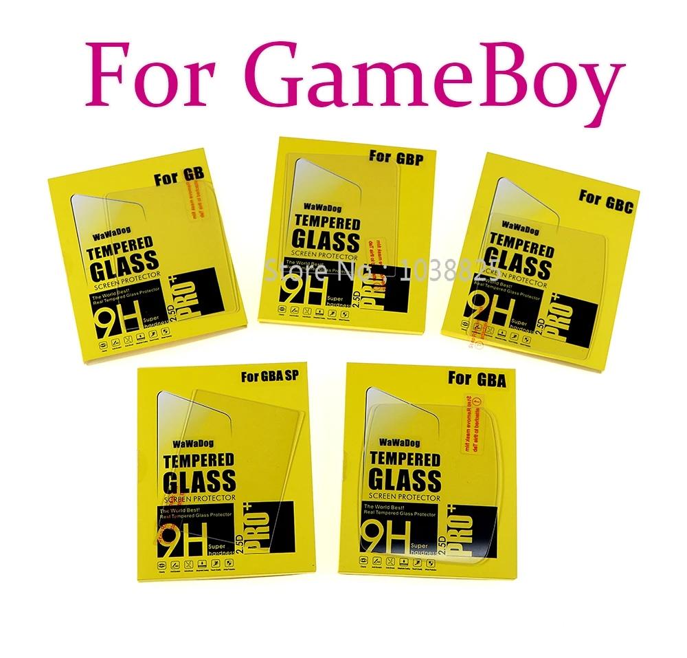 1set Protective Glass film Anti Scratch Tempered Glass protector for Gameboy GB GBA GBC GBP GBA SP protector film guard 
1set Protective Glass film Anti Scratch Tempered Glass protector for Gameboy GB GBA GBC GBP GBA SP protector film guard