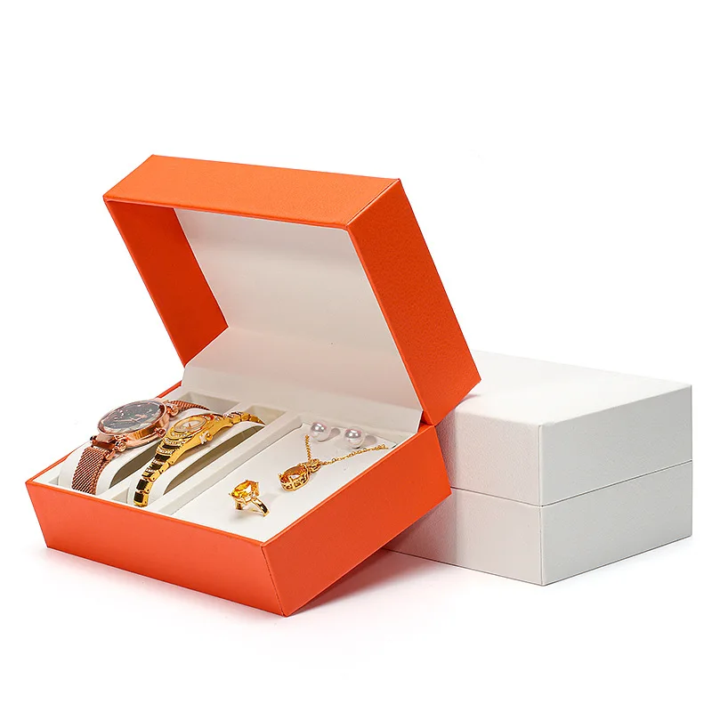 Multifunction Pu Watch Gift Box Necklace Ring Set Jewelry Holder Portable Earring Pendant Organizer Case
Multifunction Pu Watch Gift Box Necklace Ring Set Jewelry Holder Portable Earring Pendant Organizer Case