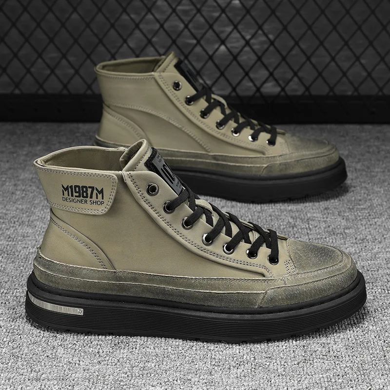 Nice Pop Autumn Ankle Boots Men High Hot Sneakers Nice Platform Lace Up Nice Boots High Quality Winter Men's Casual Shoes
Nice Pop Autumn Ankle Boots Men High Hot Sneakers Nice Platform Lace Up Nice Boots High Quality Winter Men's Casual Shoes
