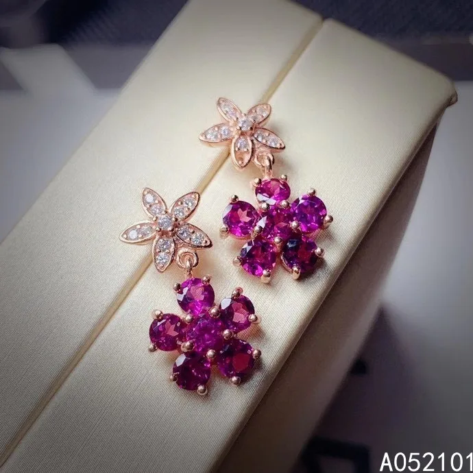 KJJEAXCMY fine jewelry 925 silver natural Garnet new girl classic earrings ear stud support test Chinese style with box
KJJEAXCMY fine jewelry 925 silver natural Garnet new girl classic earrings ear stud support test Chinese style with box