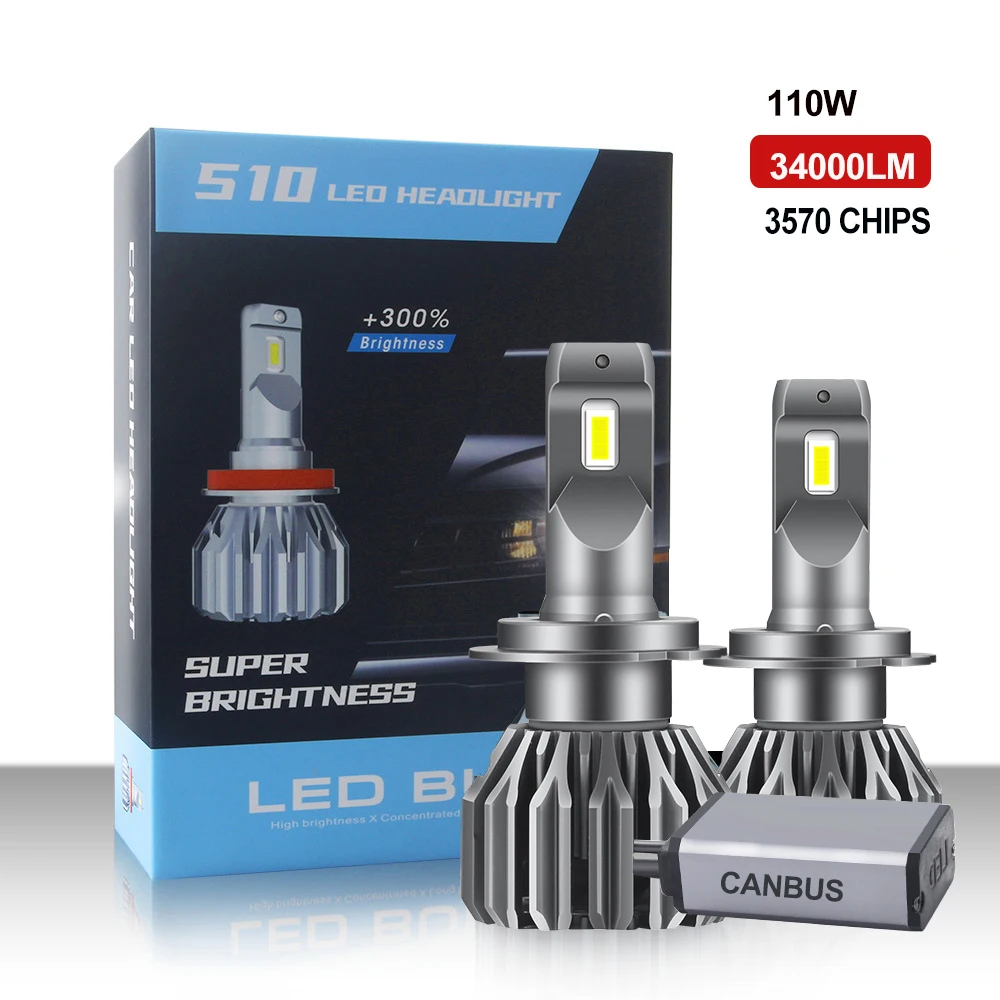 2Pcs H7 H4 Led 110W 34000LM Canbus Led Headlight Bulb H1 H8 H11 H9 9005 Hb3 Hb4 9012 Led 6000K 12V Turbo Lamp for Car Bulb
2Pcs H7 H4 Led 110W 34000LM Canbus Led Headlight Bulb H1 H8 H11 H9 9005 Hb3 Hb4 9012 Led 6000K 12V Turbo Lamp for Car Bulb
