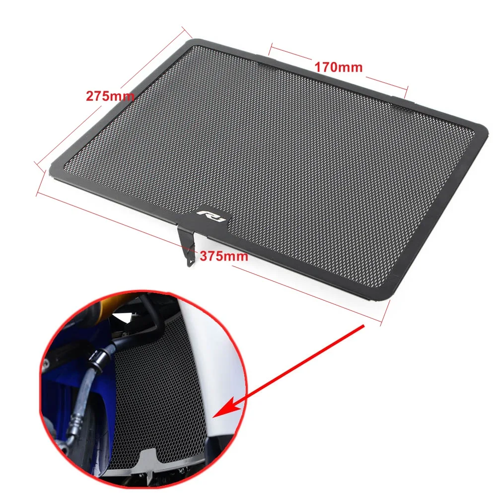 YZF R1 Motorcycle Grill Radiator Guard Grille Cover For Yamaha YZF-R1 2007 2008 CNC Aluminum
YZF R1 Motorcycle Grill Radiator Guard Grille Cover For Yamaha YZF-R1 2007 2008 CNC Aluminum