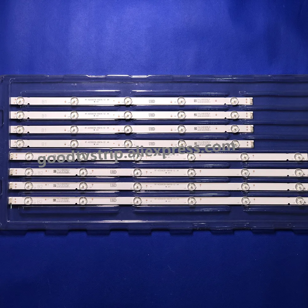 8 шт., Светодиодная лента для подсветки 55 дюймов 55UJ6200 UA 55UJ6300 55U5A RF-AZ550E30-0501A 0601B-12 SDL550WY LD0-910 LC550EGJ SK A4
8 шт., Светодиодная лента для подсветки 55 дюймов 55UJ6200 UA 55UJ6300 55U5A RF-AZ550E30-0501A 0601B-12 SDL550WY LD0-910 LC550EGJ SK A4