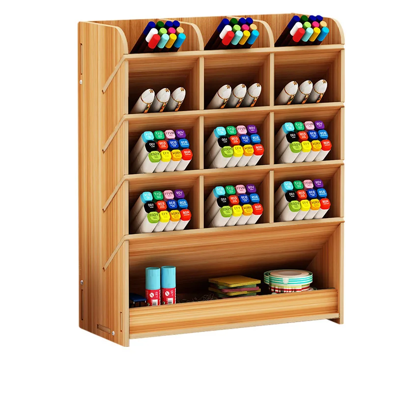 wooden pen holder storage box creative multi-frame pen holder dressing case storage rack stationery office supplies
wooden pen holder storage box creative multi-frame pen holder dressing case storage rack stationery office supplies