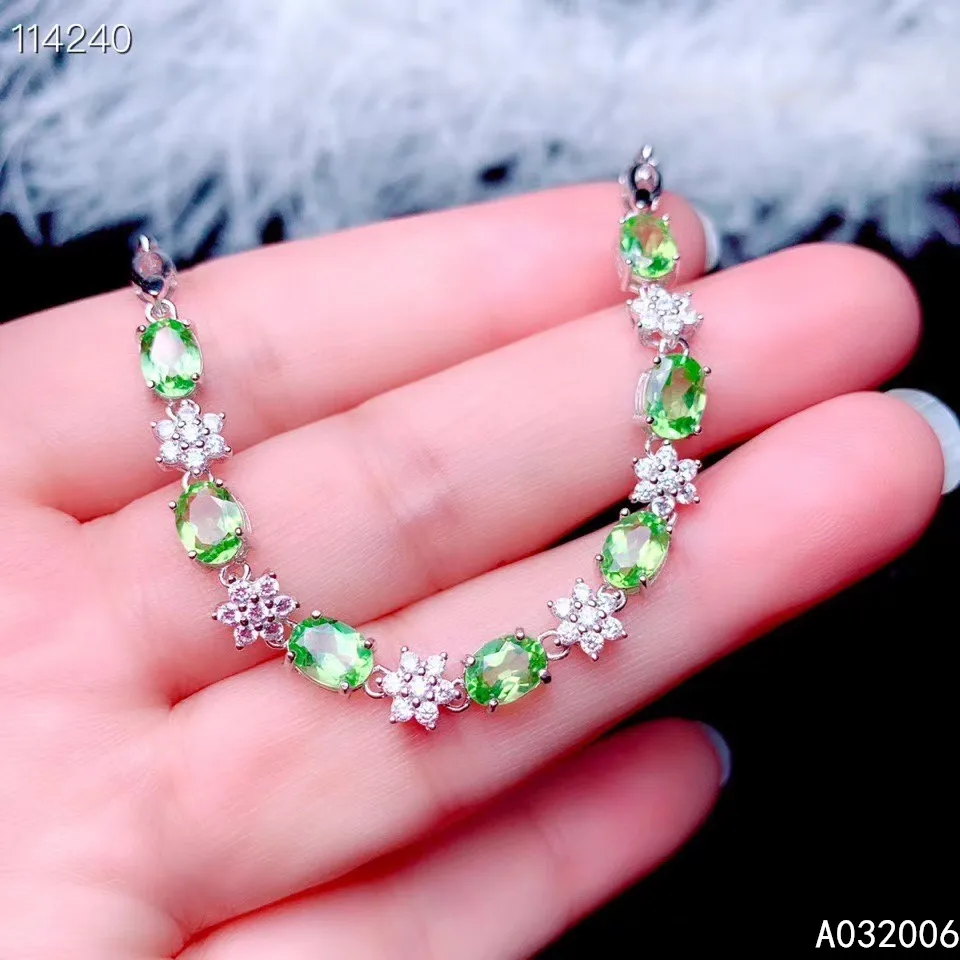 KJJEAXCMY Fine Jewelry 925 Sterling Silver Inlaid Natural Peridot Hand Bracelet New Female Luxury Support Testing Party Girl
KJJEAXCMY Fine Jewelry 925 Sterling Silver Inlaid Natural Peridot Hand Bracelet New Female Luxury Support Testing Party Girl