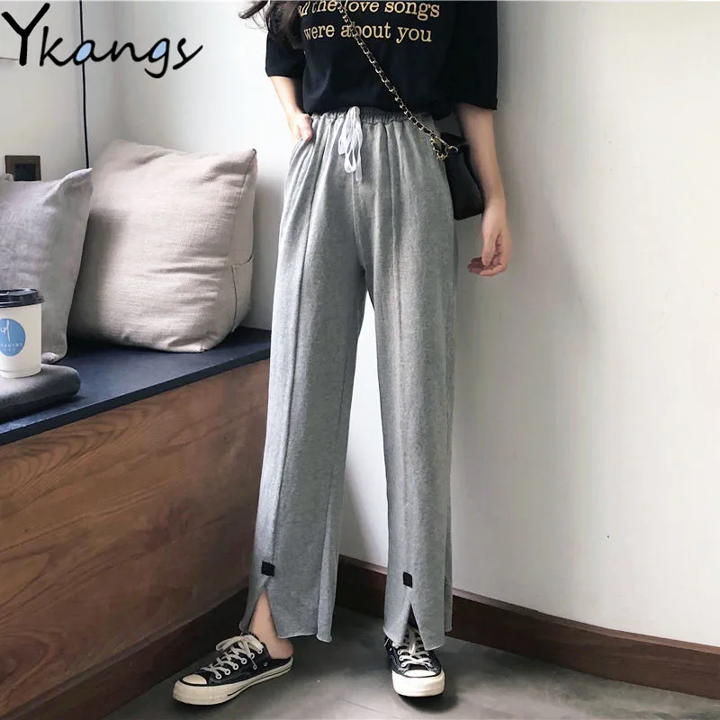 Joggers Women Wide Leg Pants Solid Color Baggy Casual Straight Korean Trousers Streetwear Wild Hip Hop Loose Harajuku Sweatpants
Joggers Women Wide Leg Pants Solid Color Baggy Casual Straight Korean Trousers Streetwear Wild Hip Hop Loose Harajuku Sweatpants