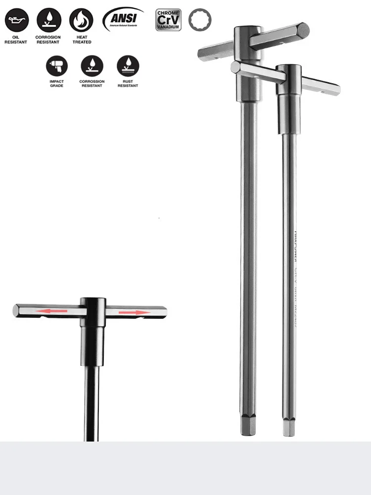 Multifunction T-shaped Allen Wrench Single Hexagon With Handle Inner 2.5/3/4/5/6/8/10mm Inner 6 Cornefor Hexagonal Screwdriver
Multifunction T-shaped Allen Wrench Single Hexagon With Handle Inner 2.5/3/4/5/6/8/10mm Inner 6 Cornefor Hexagonal Screwdriver