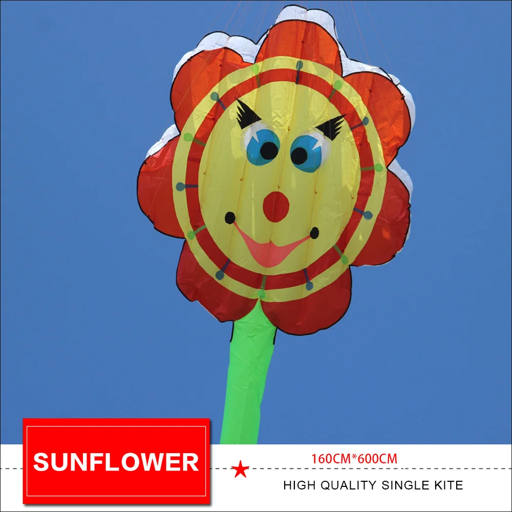 Новое поступление, 6 м, Подсолнух, одиночный воздушный змей, мягкий надувной
Новое поступление, 6 м, Подсолнух, одиночный воздушный змей, мягкий надувной