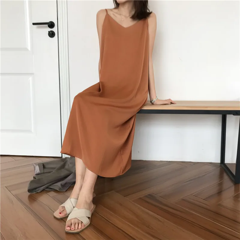 2021 New Sexy Women Maxi Dress Loose Sleeveless Dresses V-neck Sling Long Black Party Dress
2021 New Sexy Women Maxi Dress Loose Sleeveless Dresses V-neck Sling Long Black Party Dress
