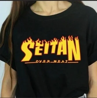 sunfiz YF Seitan Over Meat T-shirt Women Vegan Tee O Neck Short Sleeve Yellow Unisex T Shirt Aesthetic Harajuku 90s Tops
sunfiz YF Seitan Over Meat T-shirt Women Vegan Tee O Neck Short Sleeve Yellow Unisex T Shirt Aesthetic Harajuku 90s Tops