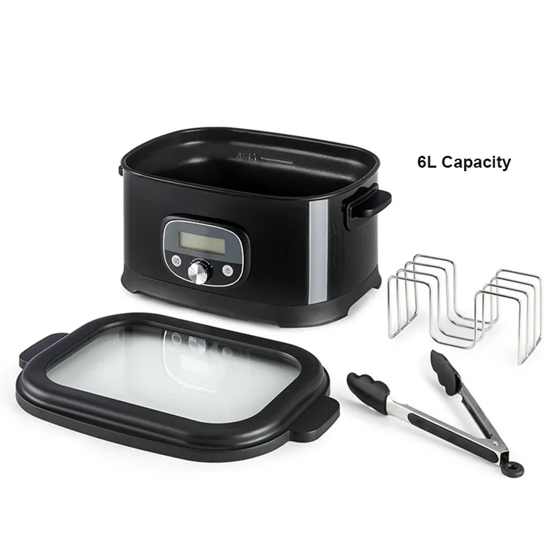 6л бытовая плита Sous Vide низкотемпературная вакуумная машина для медленного приготовления мультиварки для приготовления стейков с зажимом для стойки
6л бытовая плита Sous Vide низкотемпературная вакуумная машина для медленного приготовления мультиварки для приготовления стейков с зажимом для стойки