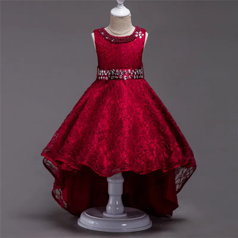 Girls Lace Birthday Party Dress Formal Wedding Flower Dressbaptism Gown Princess Trailing Dresses Children Performance clothing
Girls Lace Birthday Party Dress Formal Wedding Flower Dressbaptism Gown Princess Trailing Dresses Children Performance clothing