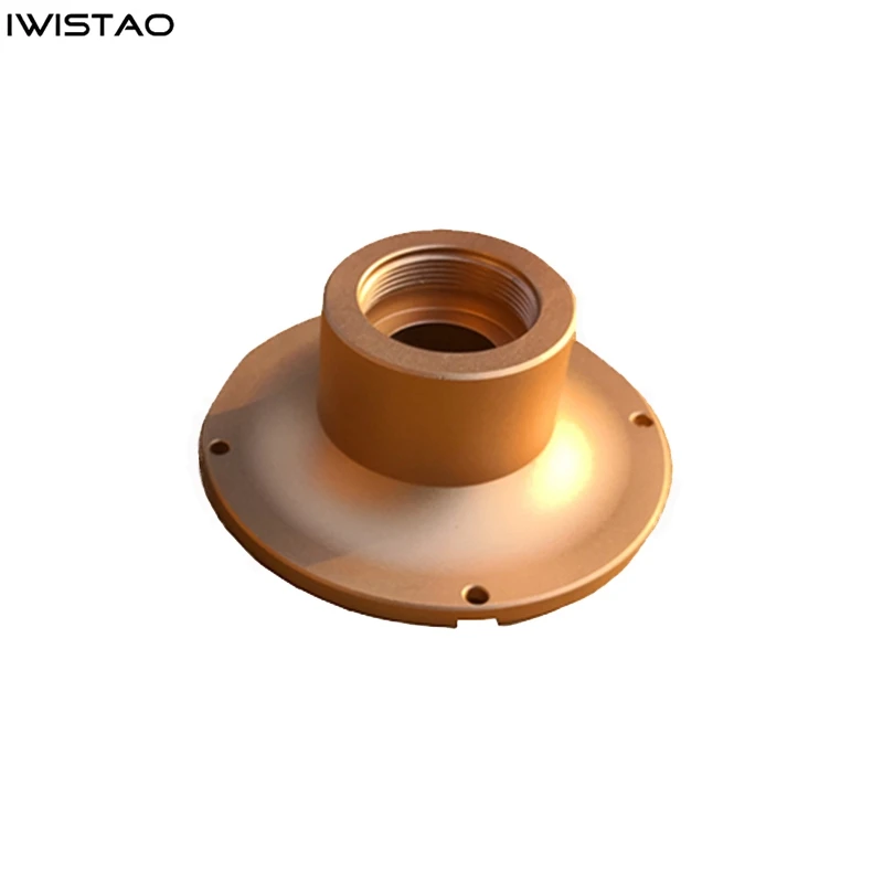 IWISTAO HIFI 1 inch American Standard 34 Internal Thread Horn’s Adapter 1 Pair Aluminum Alloy for Super Tweeter UHF Unit Gold
IWISTAO HIFI 1 inch American Standard 34 Internal Thread Horn’s Adapter 1 Pair Aluminum Alloy for Super Tweeter UHF Unit Gold
