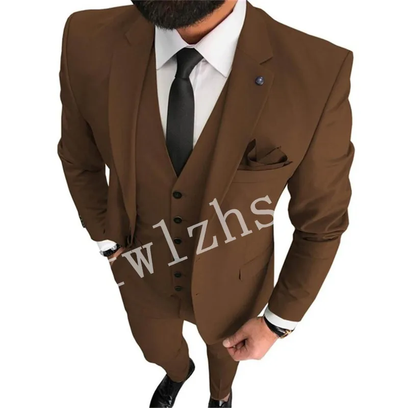 Handsome Two Buttons Groomsmen Notch Lapel Groom Tuxedos Men Suits Wedding/Prom Best Blazer ( Jacket+Pants+Vest+Tie) B169
Handsome Two Buttons Groomsmen Notch Lapel Groom Tuxedos Men Suits Wedding/Prom Best Blazer ( Jacket+Pants+Vest+Tie) B169