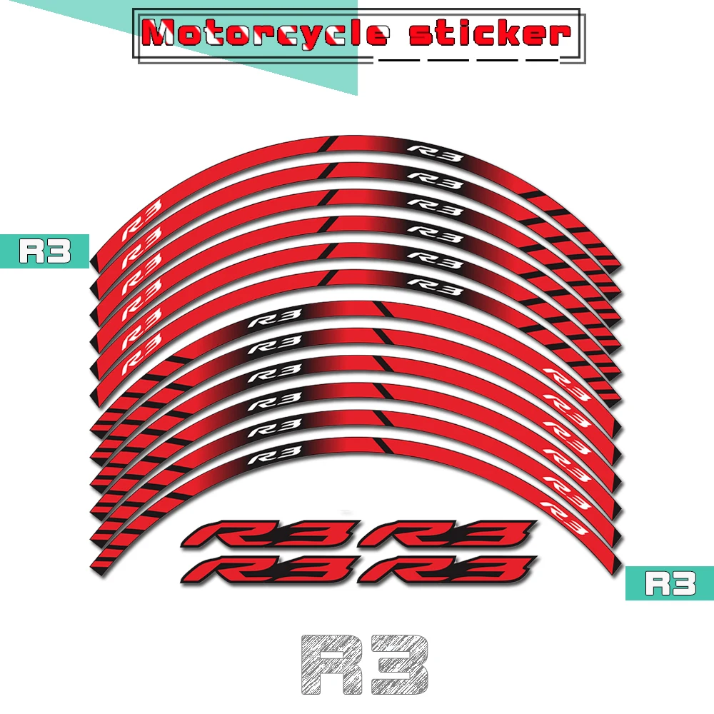 Motorcycle Wheel Decoration Stickers Night Safety Reminder Decals Inner Ring Reflective Film for YAMAHA YZF-R3 r3
Motorcycle Wheel Decoration Stickers Night Safety Reminder Decals Inner Ring Reflective Film for YAMAHA YZF-R3 r3