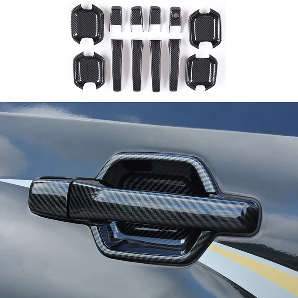 Carbon Fiber Color Door Handle Door Bowl Cover Fit For Mitsubishi Pajero V93/V97 2007-2020 2021 Exterior Modified Accessories
Carbon Fiber Color Door Handle Door Bowl Cover Fit For Mitsubishi Pajero V93/V97 2007-2020 2021 Exterior Modified Accessories