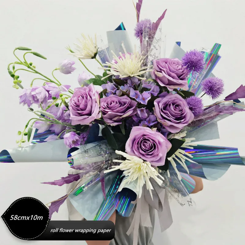 58cmx10m Roll Pearl Film Flower Wrapping Paper Waterproof Wrapping Paper Flower Shop Bouquet Packaging Material
58cmx10m Roll Pearl Film Flower Wrapping Paper Waterproof Wrapping Paper Flower Shop Bouquet Packaging Material