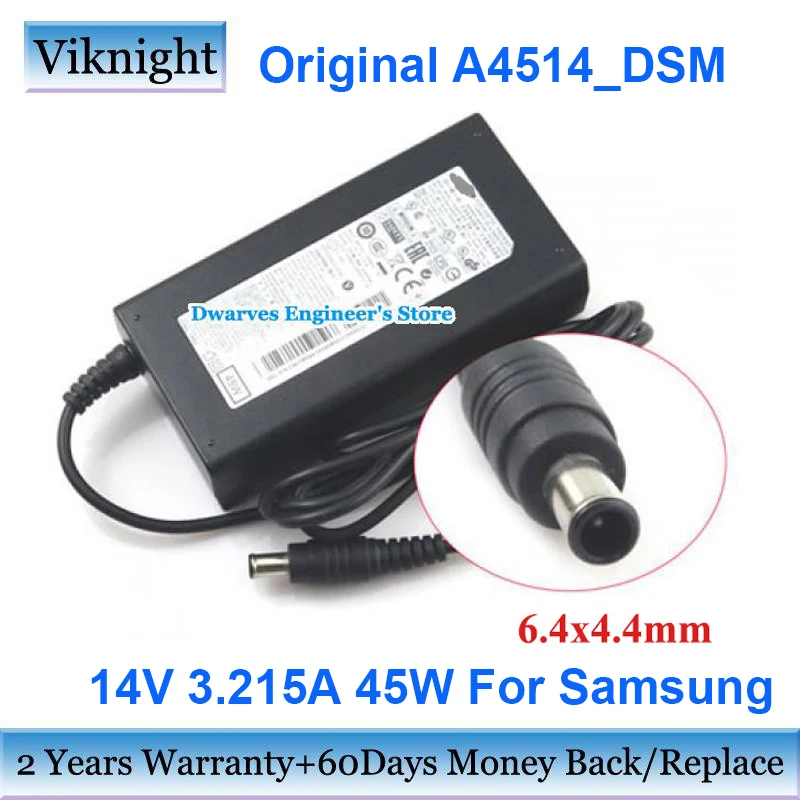 Оригинальное зарядное устройство a4514 _ DSM a4515 _ FPN 14 в 3,215a 45 Вт адаптер переменного тока для SAMSUNG HW H500 LT24C550 T24C350LT СВЕТОДИОДНЫЙ монитор TD390 22
Оригинальное зарядное устройство a4514 _ DSM a4515 _ FPN 14 в 3,215a 45 Вт адаптер переменного тока для SAMSUNG HW H500 LT24C550 T24C350LT СВЕТОДИОДНЫЙ монитор TD390 22