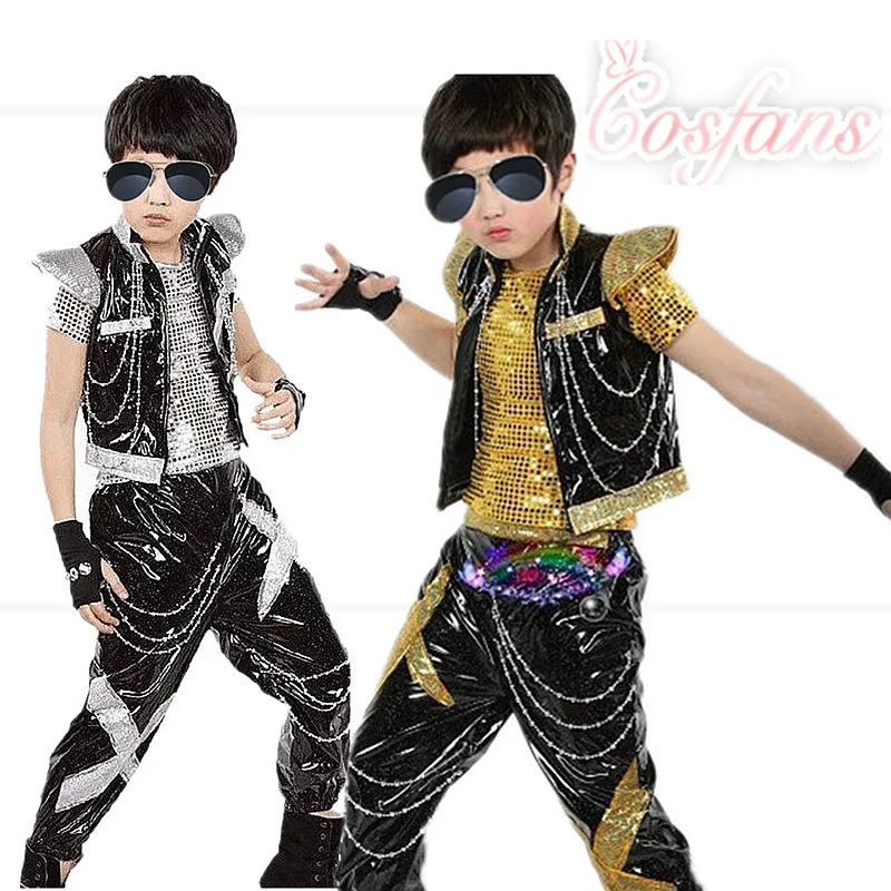Sequined Ballroom Jazz Hip Hop Dance Costumes Kid Performance dance Clothes Tops+ Shirt Dance Stage Wear Outfits boys dance wear
Sequined Ballroom Jazz Hip Hop Dance Costumes Kid Performance dance Clothes Tops+ Shirt Dance Stage Wear Outfits boys dance wear
