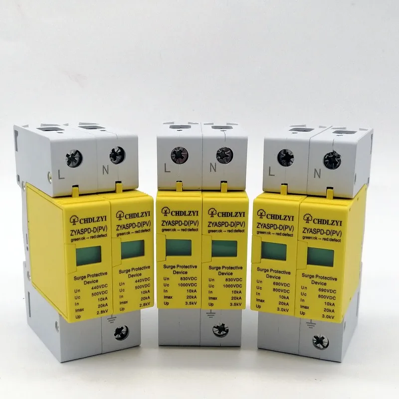 SPD 1P+N 10KA~20KA ~385VAC 1.5KV House Surge Protector Protective Low-voltage Arrester Device
SPD 1P+N 10KA~20KA ~385VAC 1.5KV House Surge Protector Protective Low-voltage Arrester Device