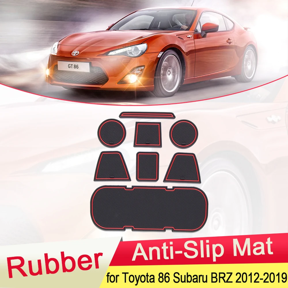 for Toyota 86 Subaru BRZ GT86 FT86 Scion FR-S 2012~2019 Rubber Anti-slip Mat Door Groove Cup pad Coaster Accessories 2013 2014
for Toyota 86 Subaru BRZ GT86 FT86 Scion FR-S 2012~2019 Rubber Anti-slip Mat Door Groove Cup pad Coaster Accessories 2013 2014