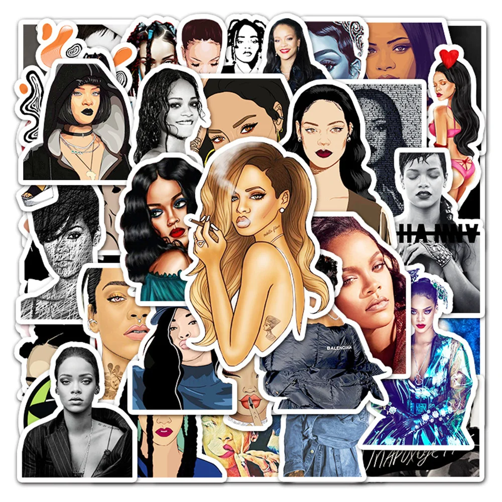 10/30/50PCS Sexy Rihanna Graffiti Waterproof Sticker Suitcase Notebook Skateboard Refrigerator Stationery Box Water CupWholesale
10/30/50PCS Sexy Rihanna Graffiti Waterproof Sticker Suitcase Notebook Skateboard Refrigerator Stationery Box Water CupWholesale