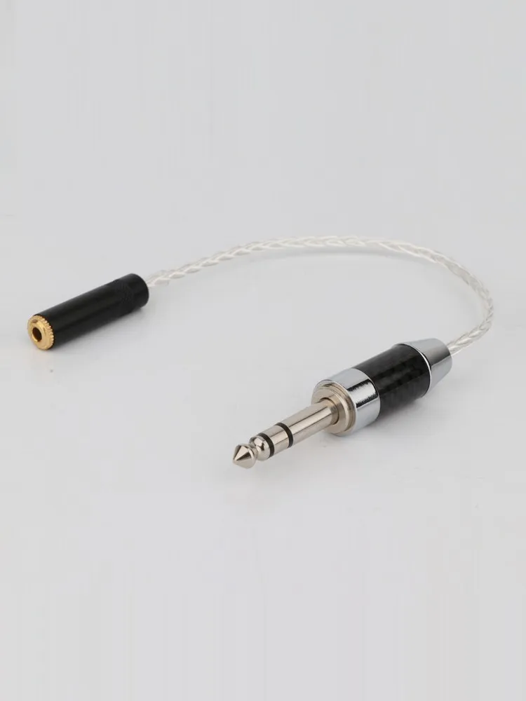Preffair Carbon Fiber 6.35mm 1/4" Male to 3.5mm Female 7N OCC Silver plated Audio Cable Cord Mic Audio Cable Cord
Preffair Carbon Fiber 6.35mm 1/4" Male to 3.5mm Female 7N OCC Silver plated Audio Cable Cord Mic Audio Cable Cord