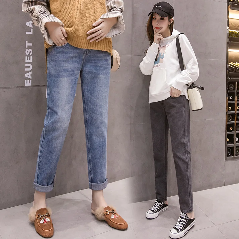 1901# Autumn Winter Fashion Denim Maternity Jeans Adjustable Belly Straight Pants for Pregnant Women Loose Pregnancy Trousers
1901# Autumn Winter Fashion Denim Maternity Jeans Adjustable Belly Straight Pants for Pregnant Women Loose Pregnancy Trousers