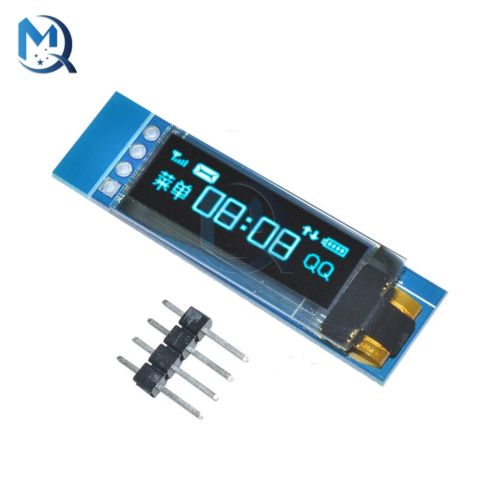 0.91" Inch OLED Display Module 128*32 Blue/White Color Controller IIC I2C Interface 4 Pin 3.3V/5V For Arduino
0.91" Inch OLED Display Module 128*32 Blue/White Color Controller IIC I2C Interface 4 Pin 3.3V/5V For Arduino