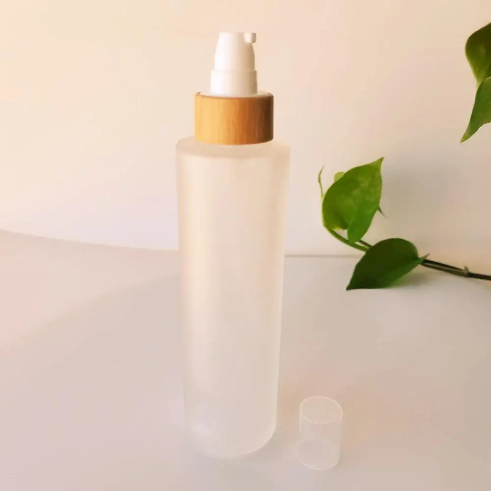 Hot Sale120ml Empty Glass Jar with Bamboo Wood Lotion Pump Lid Frosted Glass Bottle Empty Spray Bottle
Hot Sale120ml Empty Glass Jar with Bamboo Wood Lotion Pump Lid Frosted Glass Bottle Empty Spray Bottle