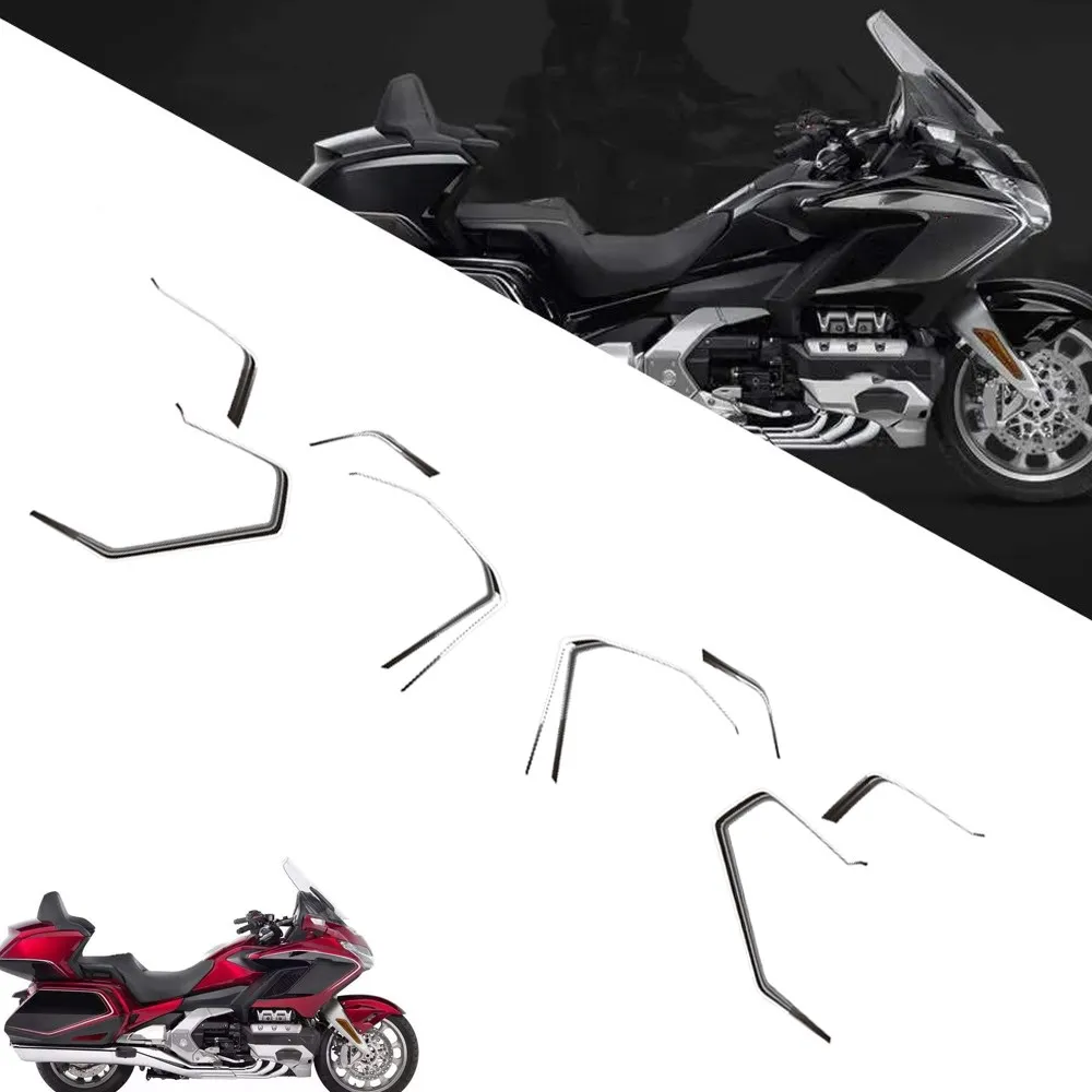 Suitable for HONDA Goldwing GL1800 Motorcycle Graphic Decal Shell Motorcycle Sticker 2018 2019 2020 Golden Silver Line Sticker
Suitable for HONDA Goldwing GL1800 Motorcycle Graphic Decal Shell Motorcycle Sticker 2018 2019 2020 Golden Silver Line Sticker