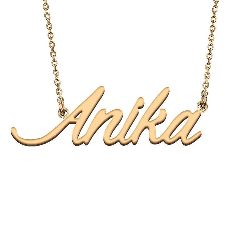 Ожерелье с именем на заказ от Anika, искусственное колье, персонализированные ювелирные изделия, подарок для женщин, девушек, подруг, рождественский подарок
Ожерелье с именем на заказ от Anika, искусственное колье, персонализированные ювелирные изделия, подарок для женщин, девушек, подруг, рождественский подарок