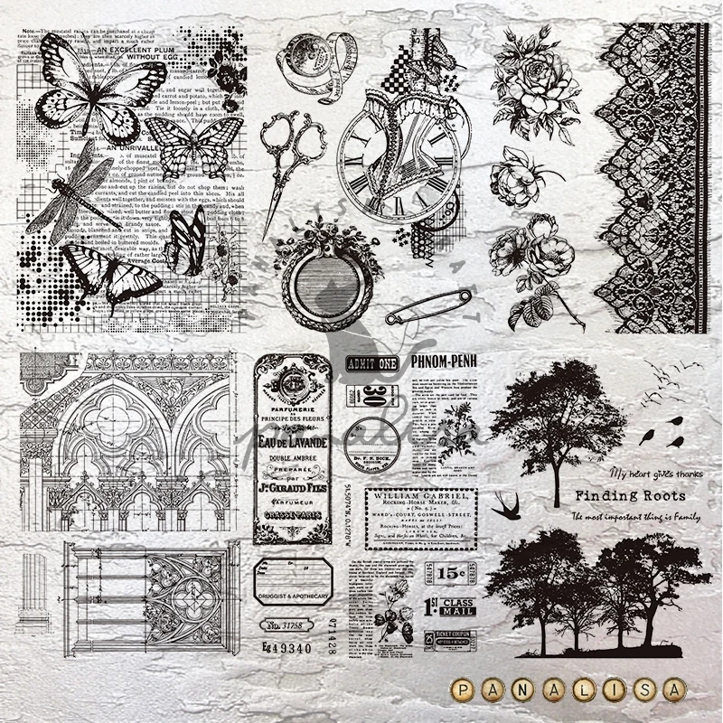 Panalisacraft 6 style vintage Transparent Clear Silicone Stamps for DIY Scrapbooking/Card Making/Kids Crafts Decoration Supplies
Panalisacraft 6 style vintage Transparent Clear Silicone Stamps for DIY Scrapbooking/Card Making/Kids Crafts Decoration Supplies